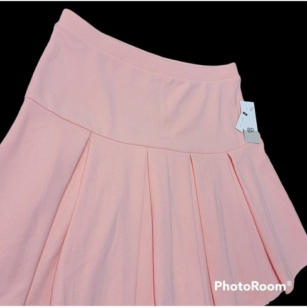 MWT Nordstrom BP. Pleated Tennis Mini Skirt XSMALL Pink Pudding - Picture 7 of 10